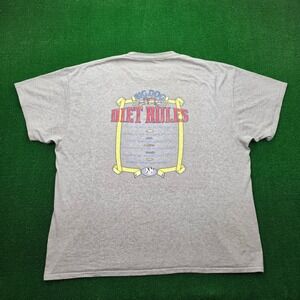 Big Dogs Tshirt Mens 3XL Grey Diet Rules Humorous Graphic Tee Vintage Y2K